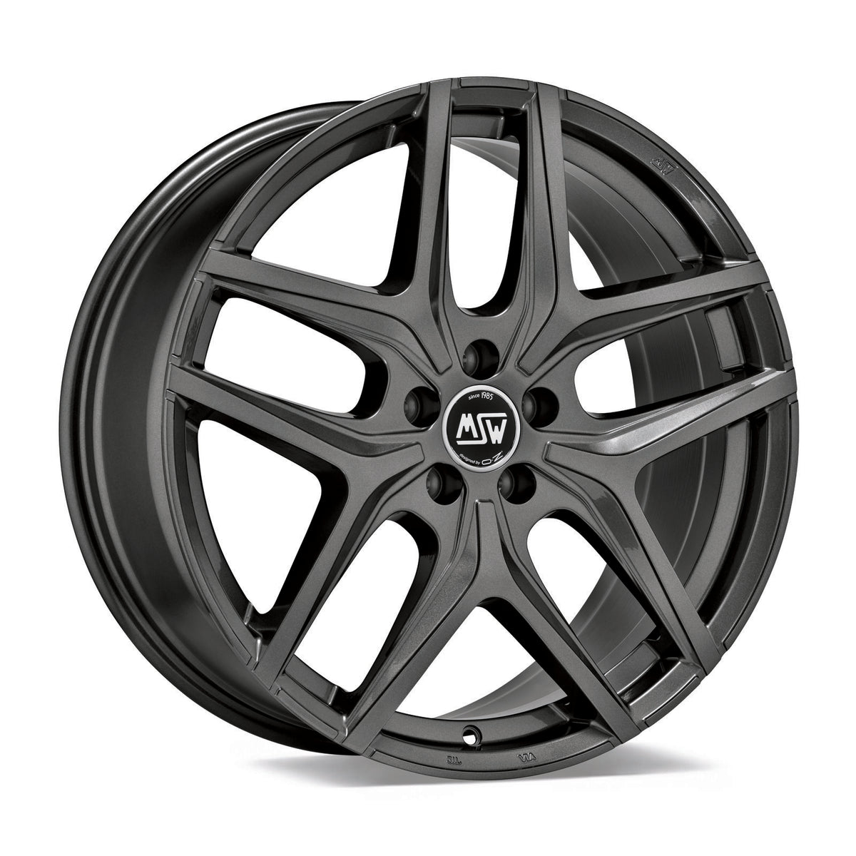 Alu kola MSW 40 8x19 5x130 ET40 66.6 šedá