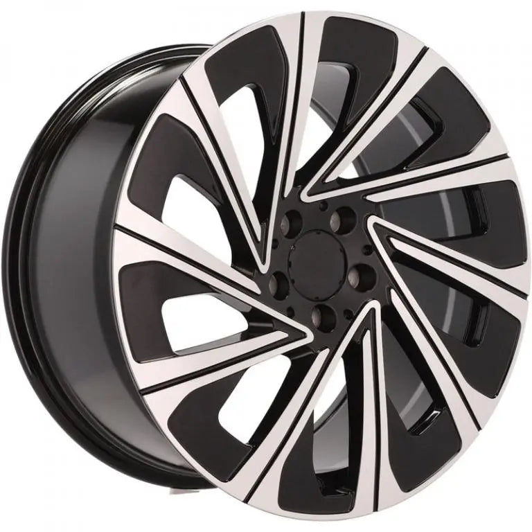 Alu kola pro Mercedes H3141F 8.5x19 5x112 ET35.5 66.6 Black Polished | Wheelsup.cz