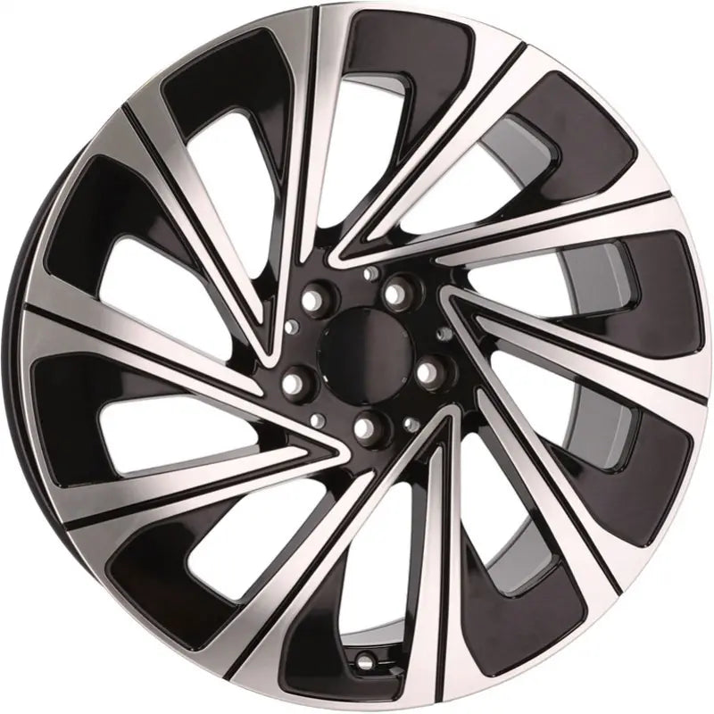 Alu kola pro Mercedes H3141F 8.5x19 5x112 ET35.5 66.6 Black Polished | Wheelsup.cz