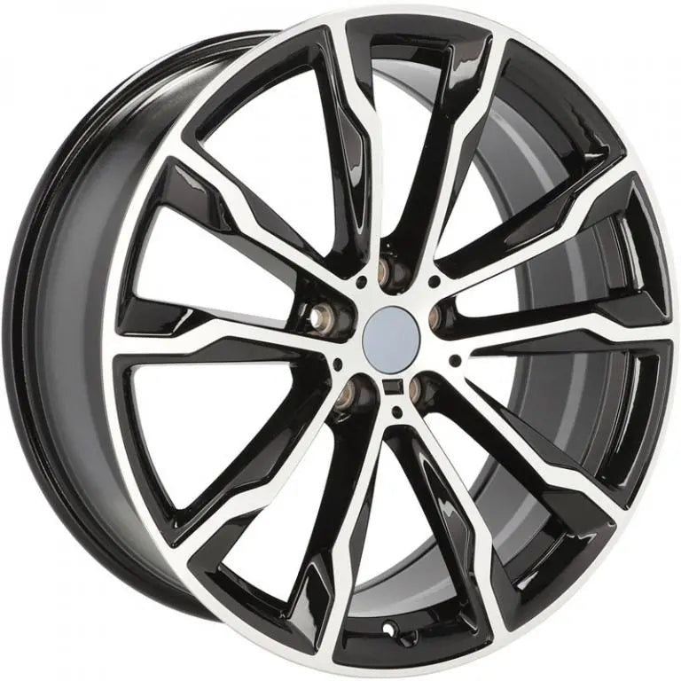 Alu kola pro BMW H3263F 9.5x20 5x112 ET43 66.6 Black Polished | Wheelsup.cz