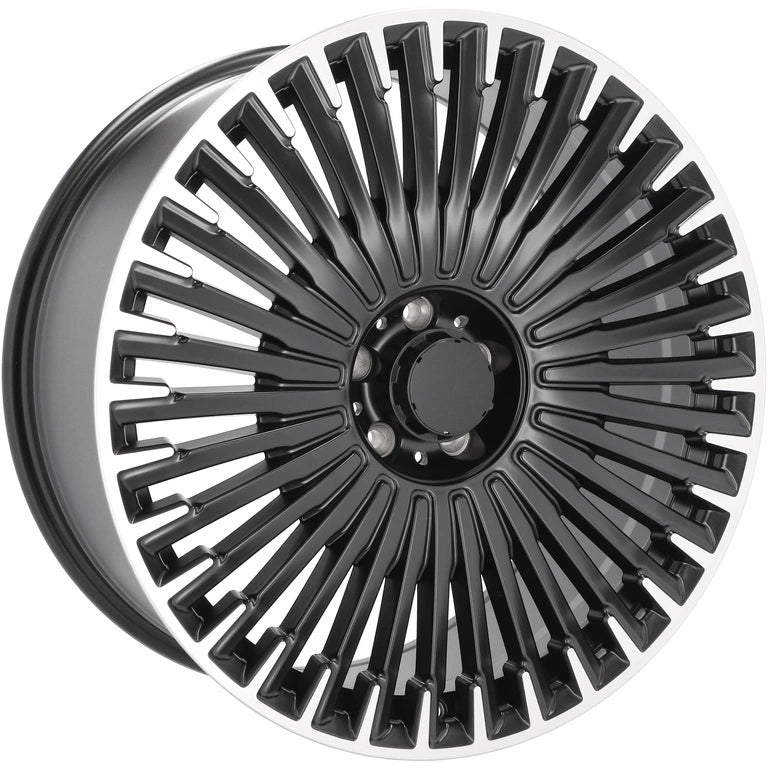 Alu kola pro Mercedes H3286F 9x21 5x112 ET30 66.6 Black Polished Half Matt | Wheelsup.cz