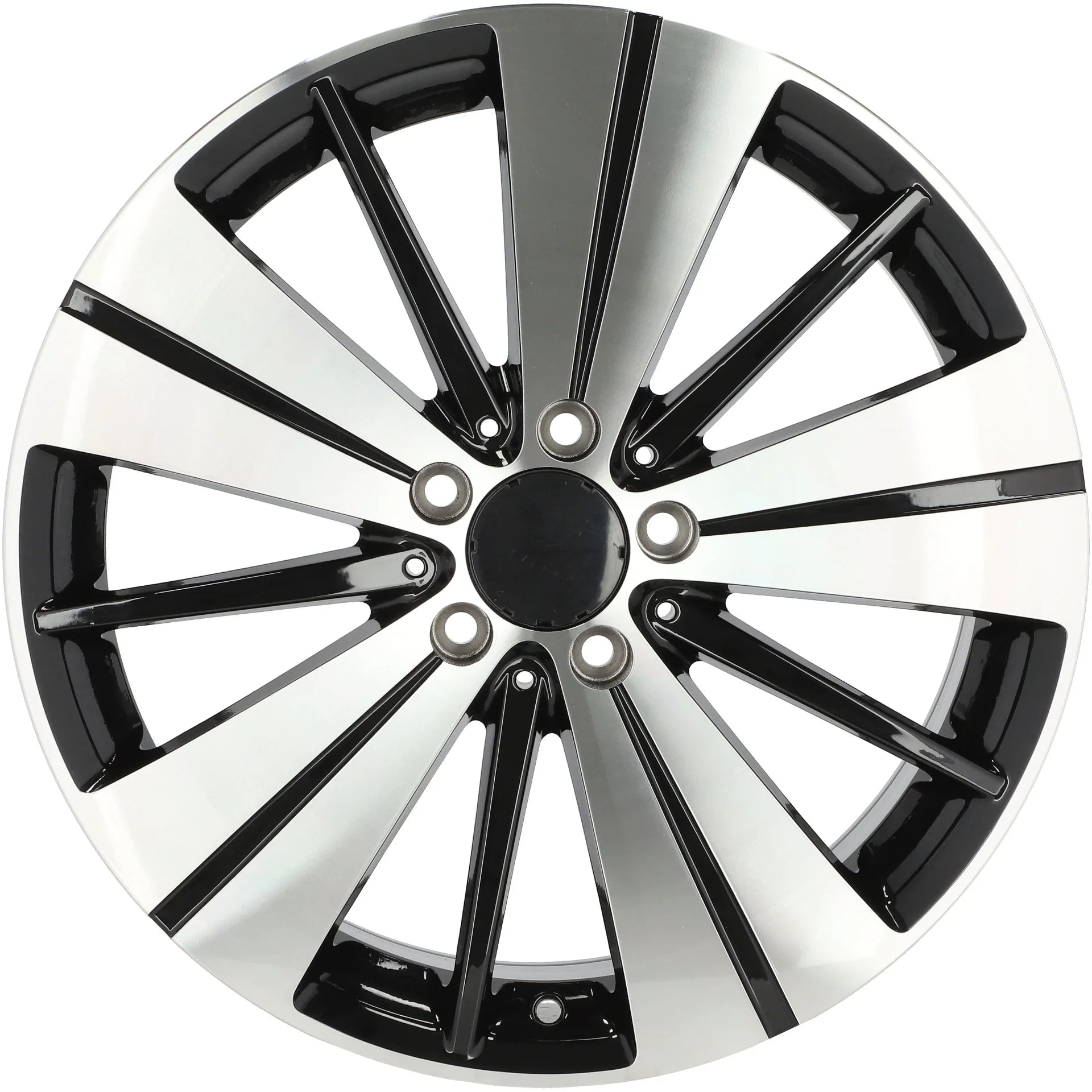 Alu kola pro Mercedes H3298F 7.5x18 5x112 ET52 66.6 Black Polished | Wheelsup.cz