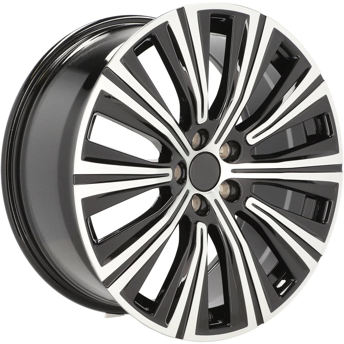 Alu kola pro Volvo H3337F 8.5x19 5x108 ET47 63.4 Black Polished | Wheelsup.cz