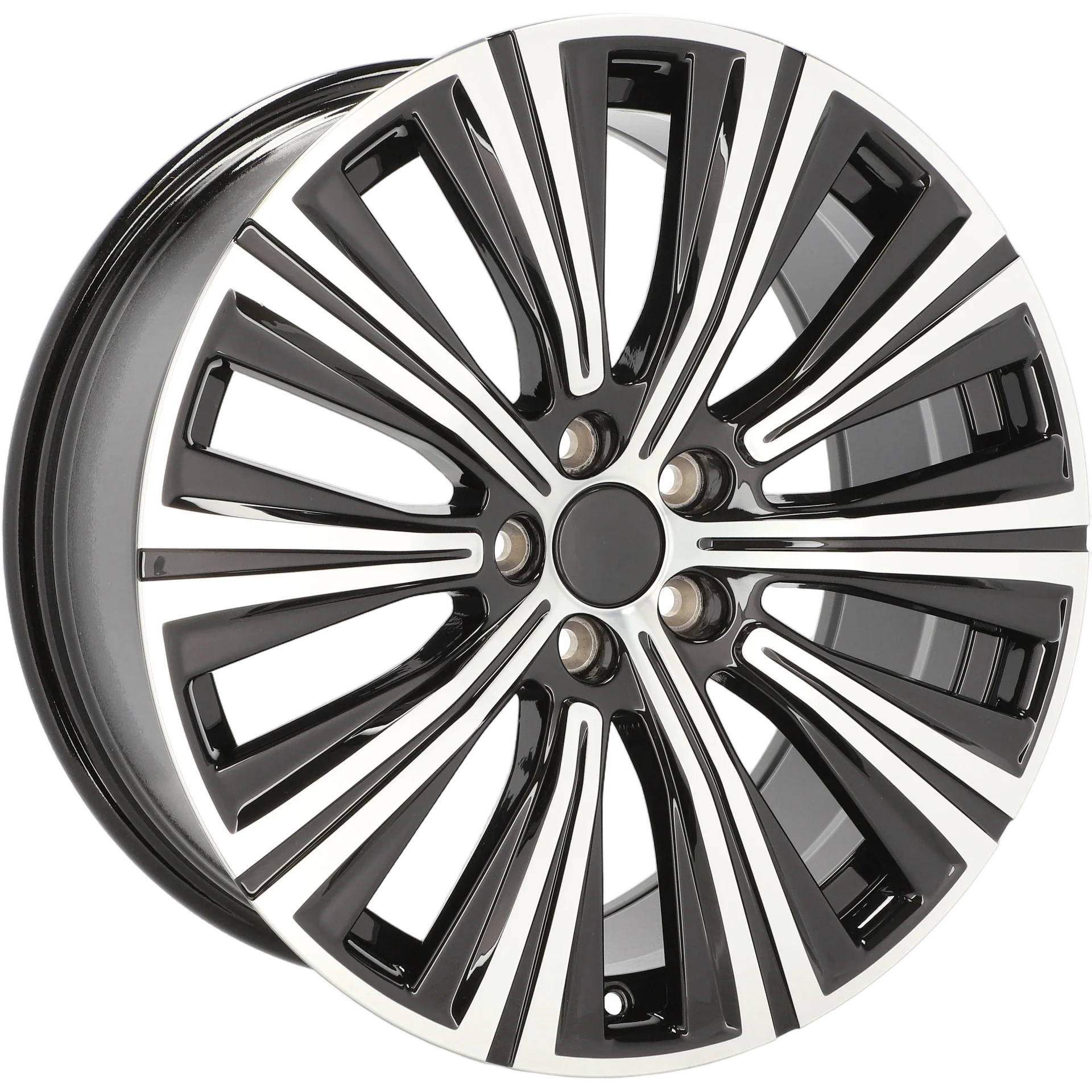 Alu kola pro Volvo H3337F 8.5x19 5x108 ET47 63.4 Black Polished | Wheelsup.cz