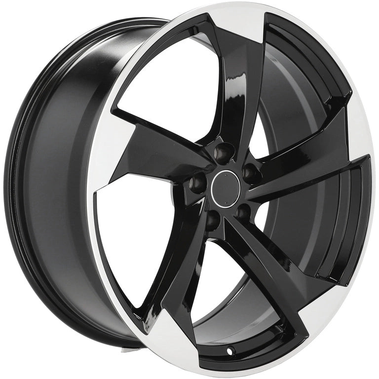 Alu kola pro Audi H3388F 8.5x19 5x112 ET35 66.6 Black Polished | Wheelsup.cz