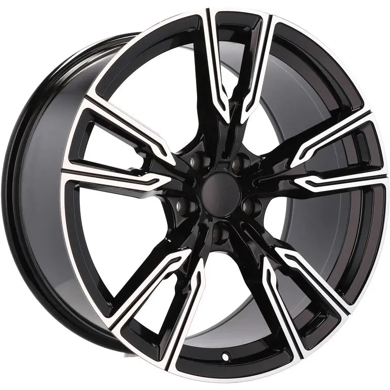 Alu kola pro BMW H5033 10.5x22 5x112 ET43 66.6 Black Polished | Wheelsup.cz