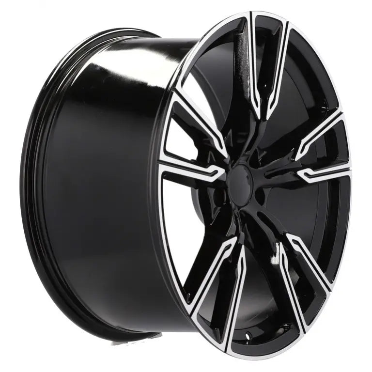 Alu kola pro BMW H5033 10.5x22 5x112 ET43 66.6 Black Polished | Wheelsup.cz