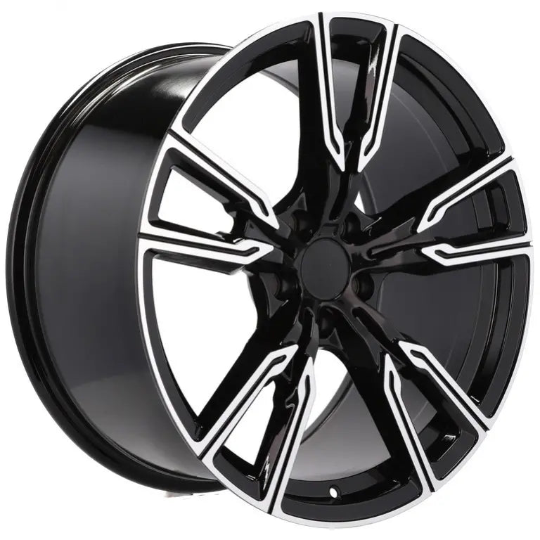 Alu kola pro BMW H5033 10.5x22 5x112 ET43 66.6 Black Polished | Wheelsup.cz