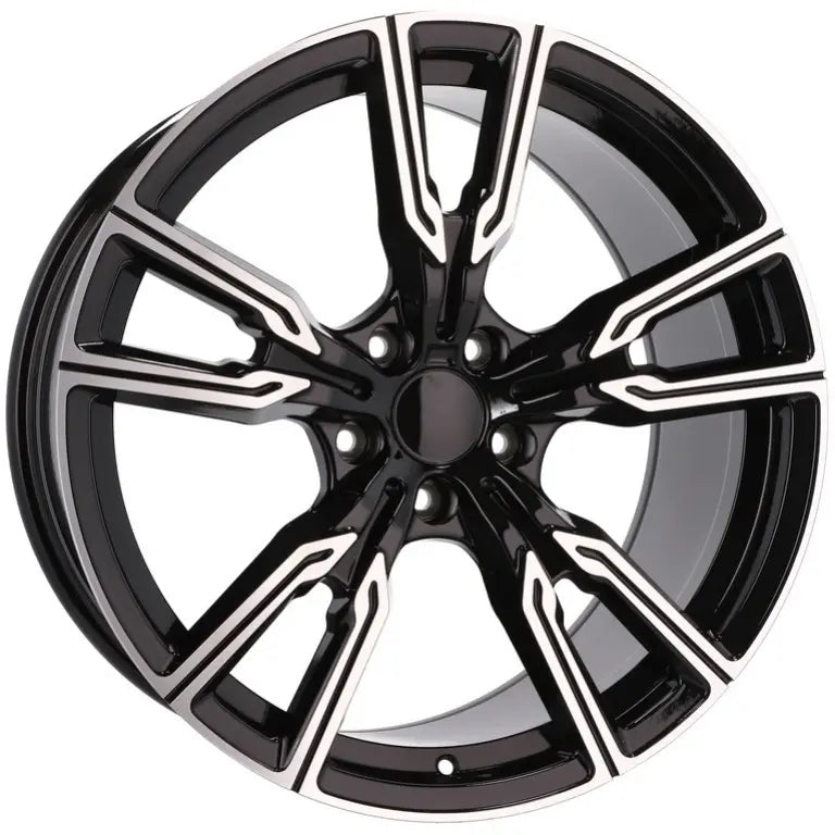 Alu kola pro BMW H5033 10.5x22 5x112 ET43 66.6 Black Polished | Wheelsup.cz