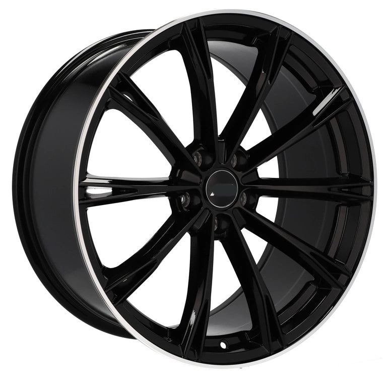 Alu kola pro Audi H5060 9x20 5x112 ET23 66.6 Black & Polished Lip | Wheelsup.cz