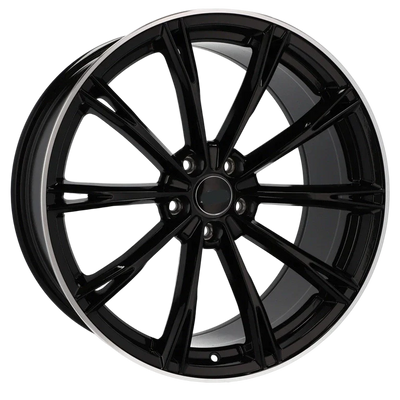 Alu kola pro Audi H5060 9x21 5x112 ET30 66.6 Black & Polished Lip | Wheelsup.cz