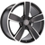 Alu kola pro Porsche H5082 11x21 5x130 ET58 71.6 Black Polished