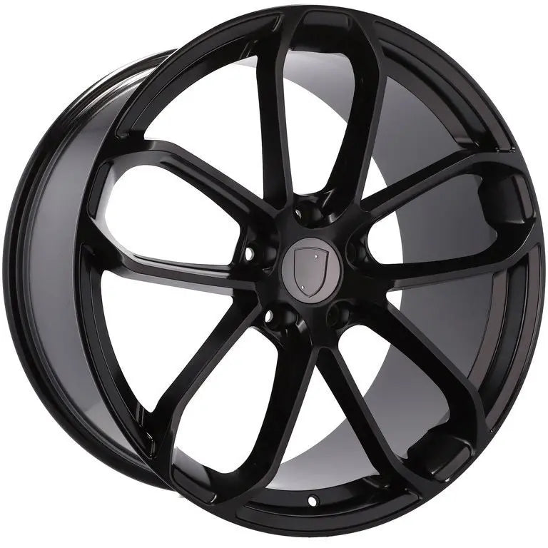 Alu kola pro Porsche H5084 10.5x20 5x130 ET64 71.6 Black Half Matt | Wheelsup.cz