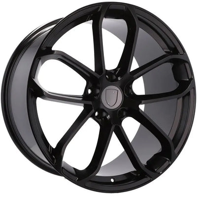 Alu kola pro Porsche H5084 11x21 5x130 ET58 71.6 Black Half Matt | Wheelsup.cz