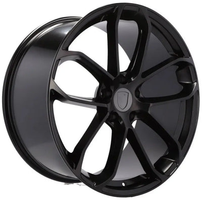 Alu kola pro Porsche H5084 11x21 5x130 ET58 71.6 Black Half Matt | Wheelsup.cz