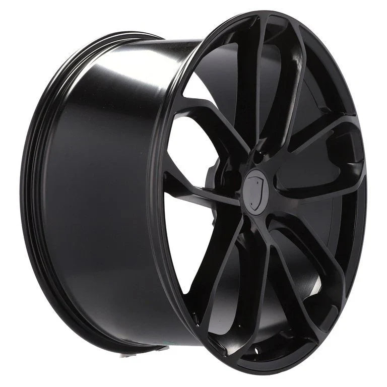 Alu kola pro Porsche H5084 8.5x20 5x130 ET50 71.6 Black Half Matt | Wheelsup.cz