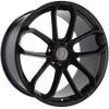 Cerchi in lega per Porsche H5084 8.5x20 5x130 ET50 71.6 Nero