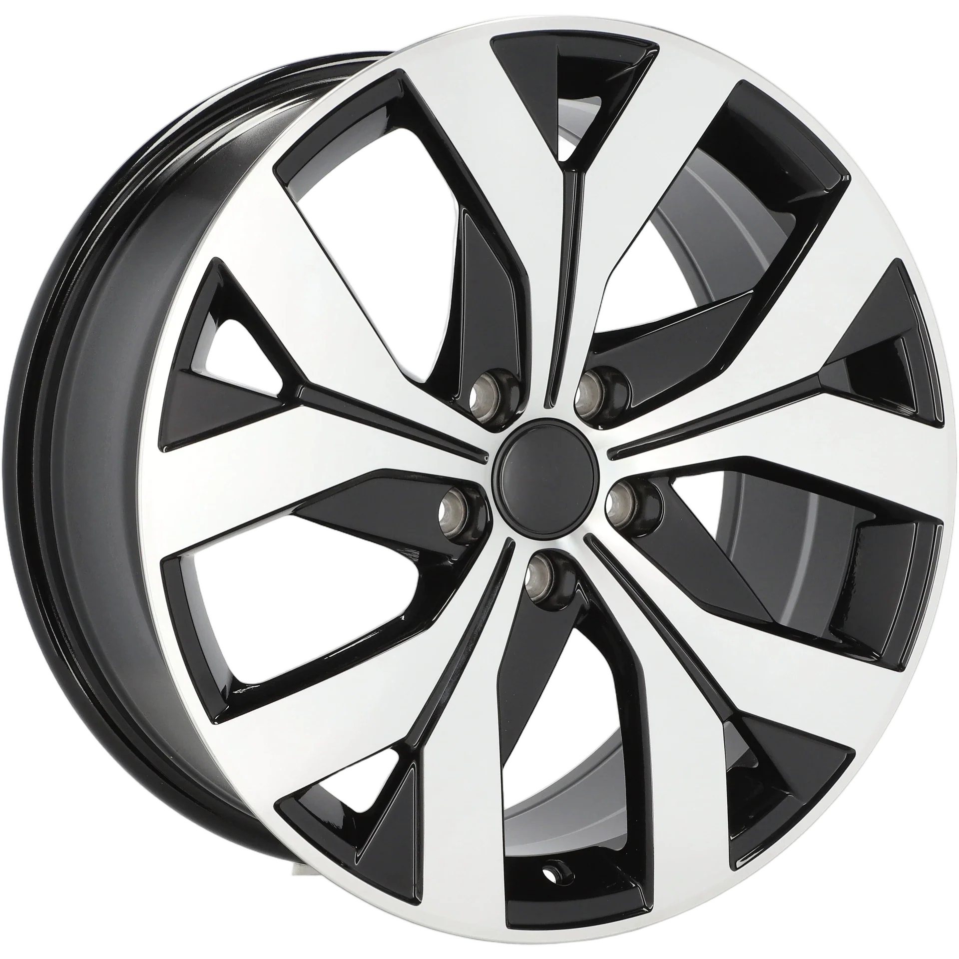Alu kola pro Volkswagen H617F 8x18 5x112 ET44 57.1 Black Polished | Wheelsup.cz