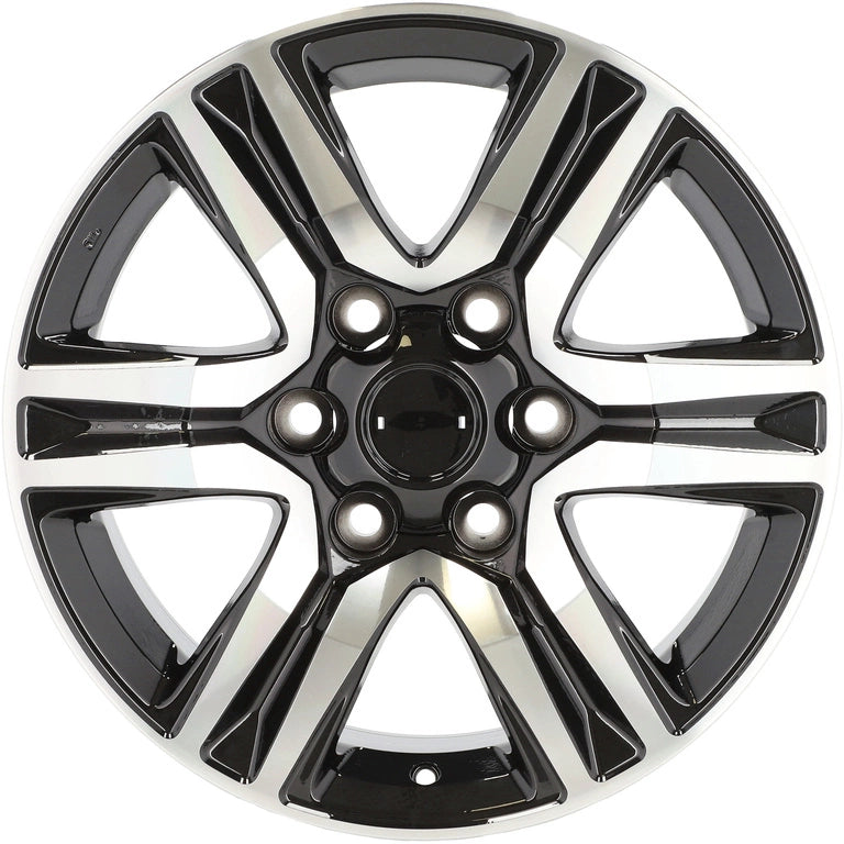 Alu kola pro Toyota H718F 7.5x17 6x139.7 ET25 106.1 Black Polished | Wheelsup.cz