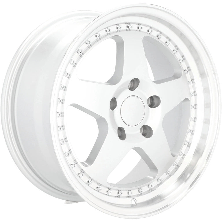 Alu kola pro BMW HE750 8x17 5x120 ET34 72.6 Silver & Polished Lip | Wheelsup.cz