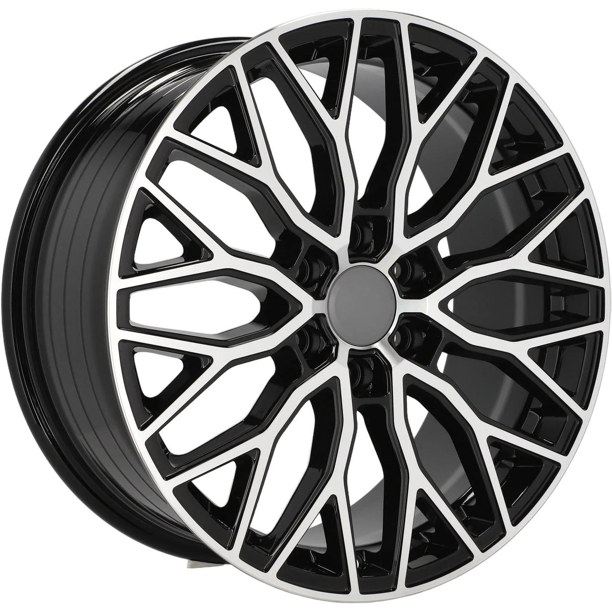 Alu kola pro Ford HF2125 8x18 6x120 ET50 Black Polished | Wheelsup.cz