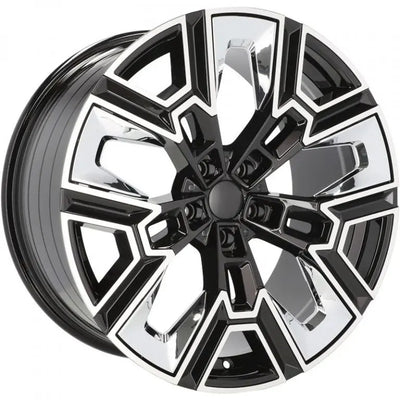 Alu kola pro BMW HF5220 10x20 5x112 ET46 66.6 Black Polished | Wheelsup.cz
