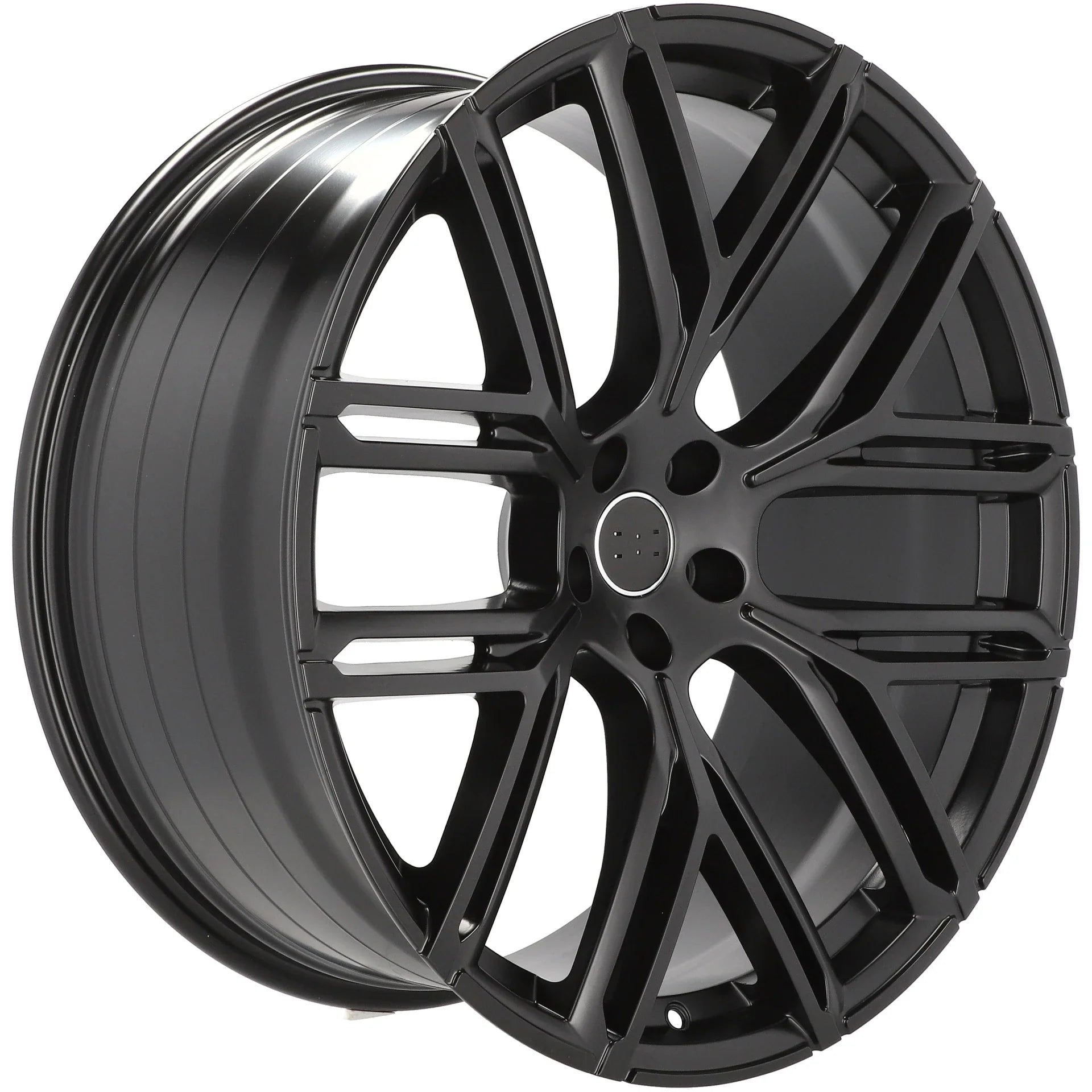 Alu kola pro Audi HF736 10x22 5x112 ET18 66.6 Black Half Matt | Wheelsup.cz