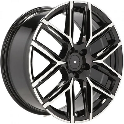 Alu kola pro Audi HF736 9x20 5x112 ET35 66.6 Black Polished | Wheelsup.cz
