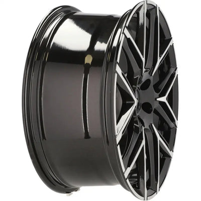 Alu kola pro Audi HF736 8x18 5x112 ET42 66.6 Black Polished | Wheelsup.cz