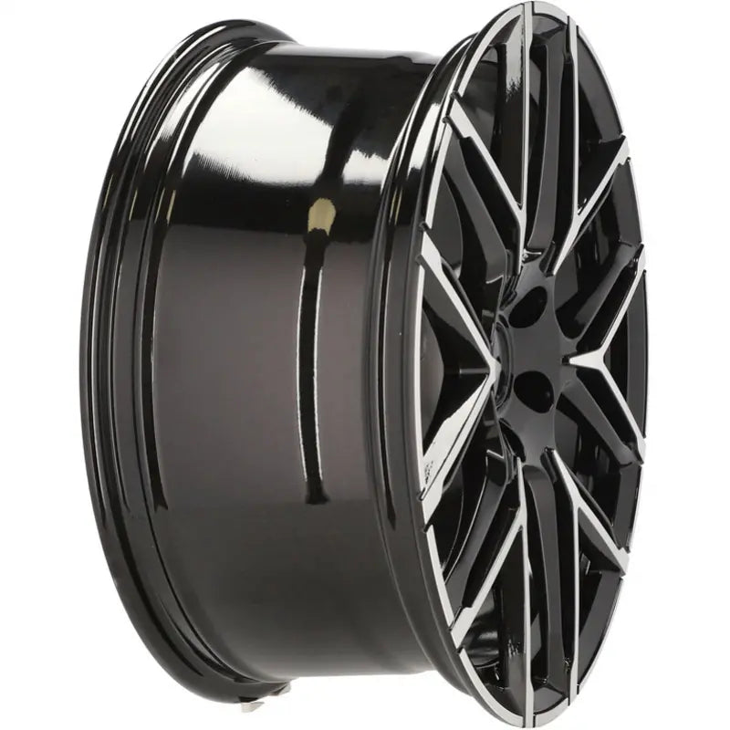 Alu kola pro Audi HF736 8.5x19 5x112 ET38 66.6 Black Polished | Wheelsup.cz