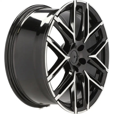Alu kola pro Audi HF736 8x18 5x112 ET42 66.6 Black Polished | Wheelsup.cz