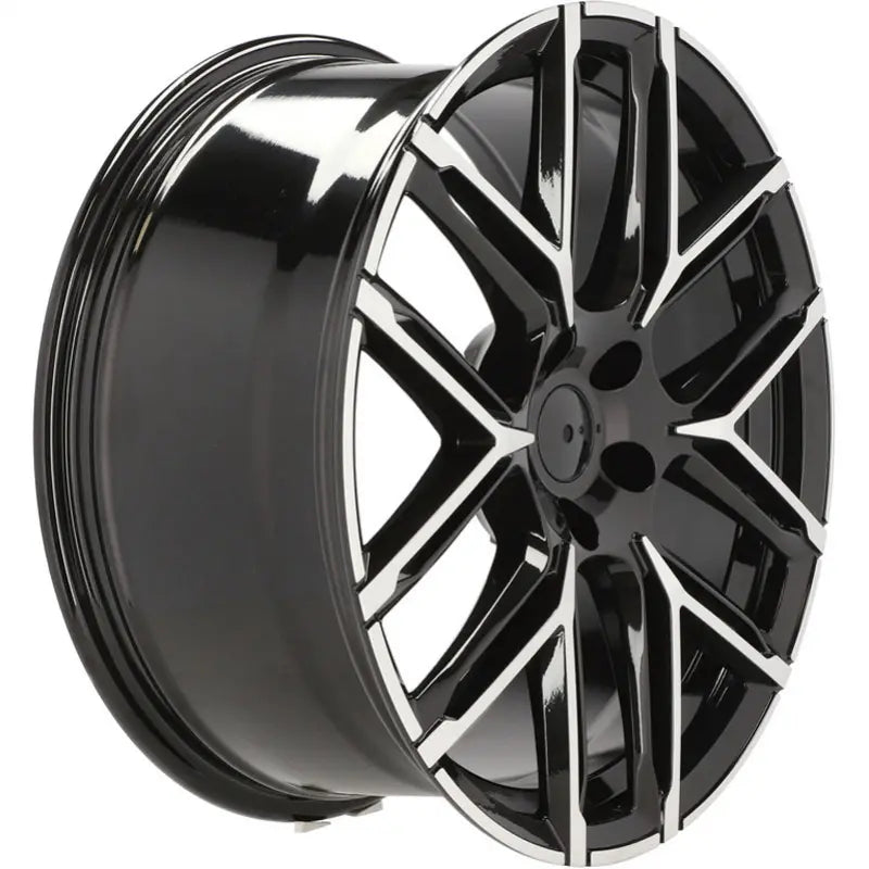 Alu kola pro Audi HF736 8.5x19 5x112 ET38 66.6 Black Polished | Wheelsup.cz