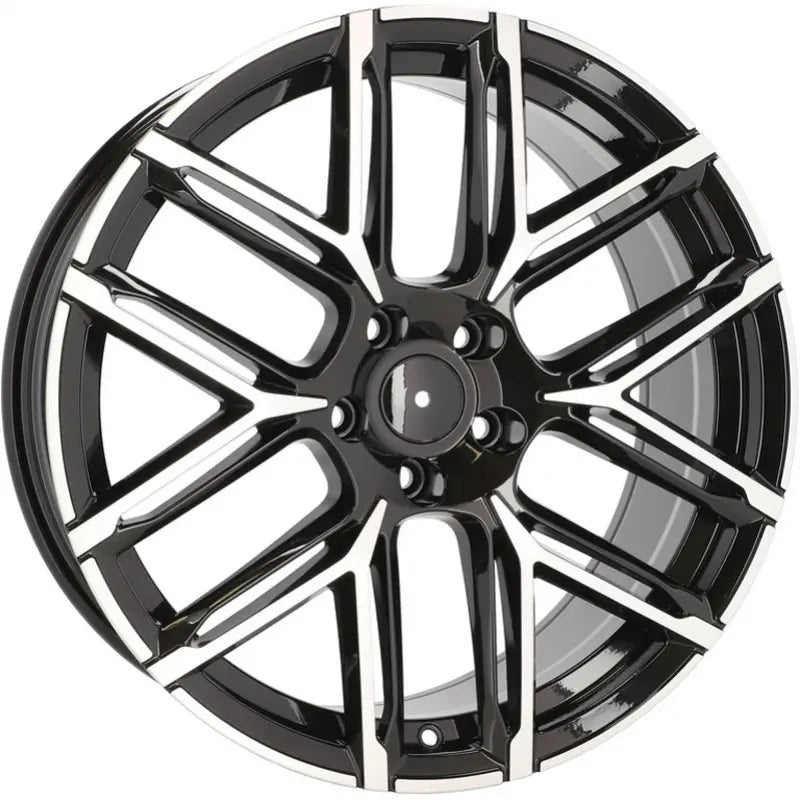 Alu kola pro Audi HF736 8.5x19 5x112 ET38 66.6 Black Polished | Wheelsup.cz