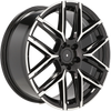 Alu kola pro Audi HF736 9.5x21 5x112 ET30 66.6 Black Polished