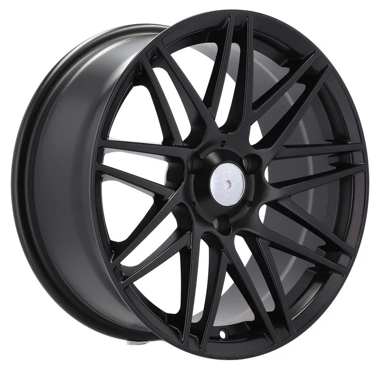 Alu kola pro Smart HX013 5.5x16 3x112 ET30 57.1 Black Half Matt | Wheelsup.cz