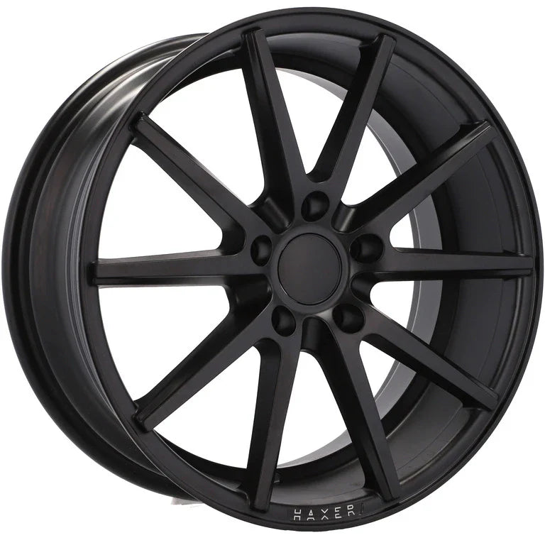 Alu kola HAXER HX014 8x18 5x112 ET43 66.6 Black Half Matt | Wheelsup.cz