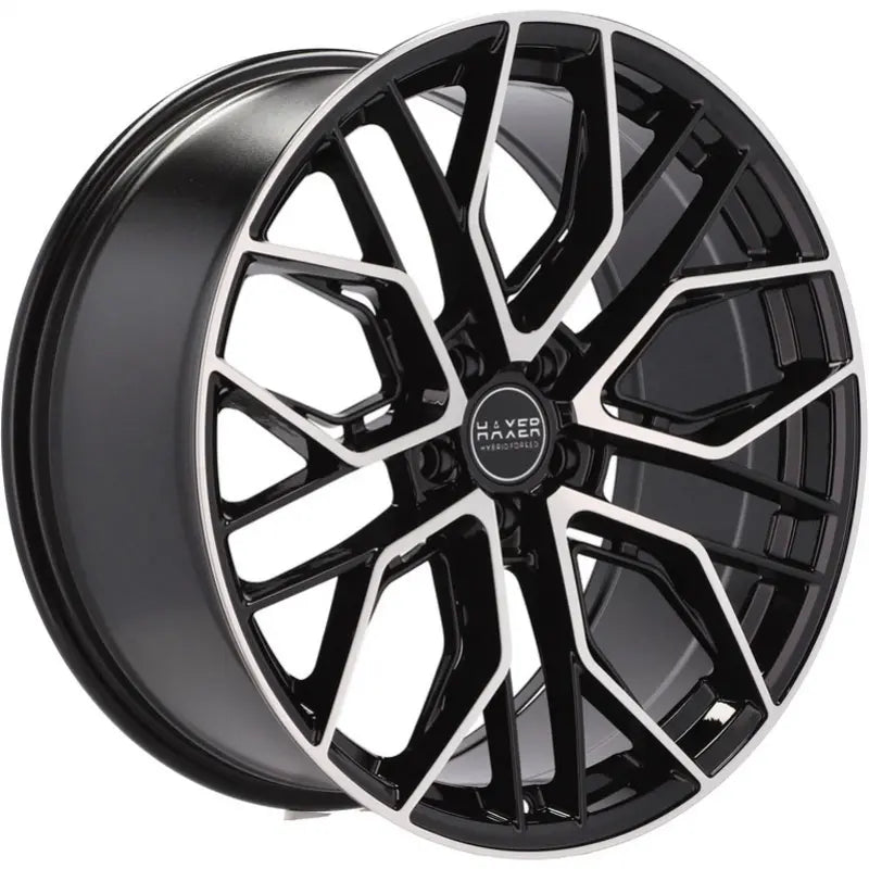 Alu kola HAXER HX015F 9x20 5x112 ET30 66.6 Black Polished | Wheelsup.cz