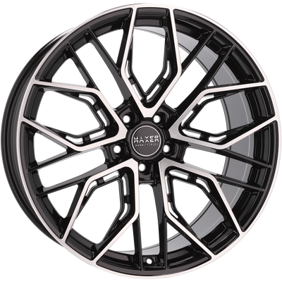 Alu kola HAXER HX015F 10.5x20 5x112 ET20 66.6 Black Polished