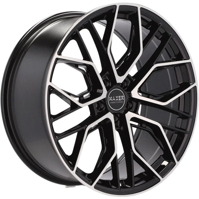 Alu kola HAXER HX015F 10.5x22 5x112 ET20 66.6 Black Polished | Wheelsup.cz