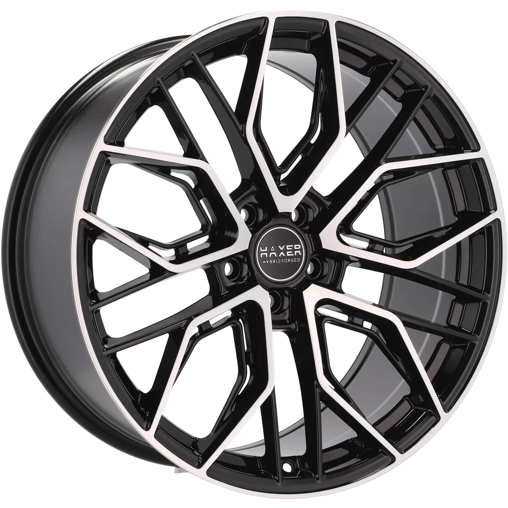 Alu kola HAXER HX015F 9x22 5x112 ET30 66.6 Black Polished | Wheelsup.cz