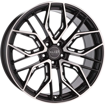 Alu kola HAXER HX015F 10.5x22 5x112 ET20 66.6 Black Polished | Wheelsup.cz