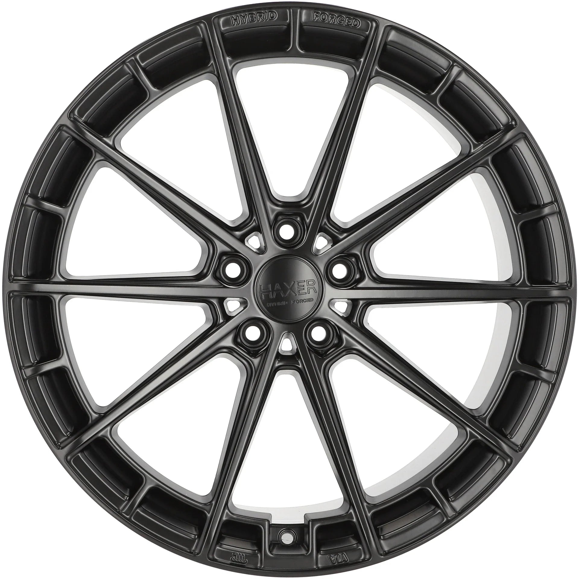 Alu kola pro HAXER HX019F 8.5x19 5x112 ET40 66.6 Black Half Matt | Wheelsup.cz