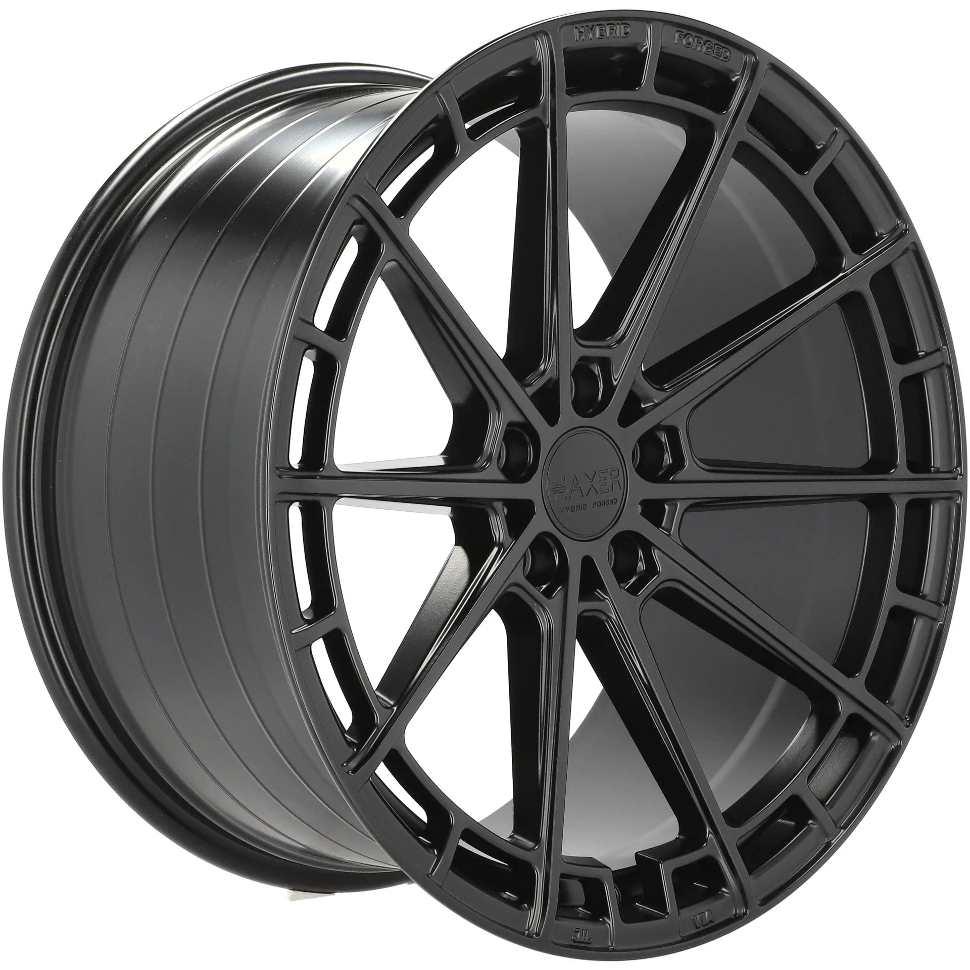 Alu kola pro HAXER HX019F 8x18 5x112 ET35 66.6 Black Half Matt | Wheelsup.cz