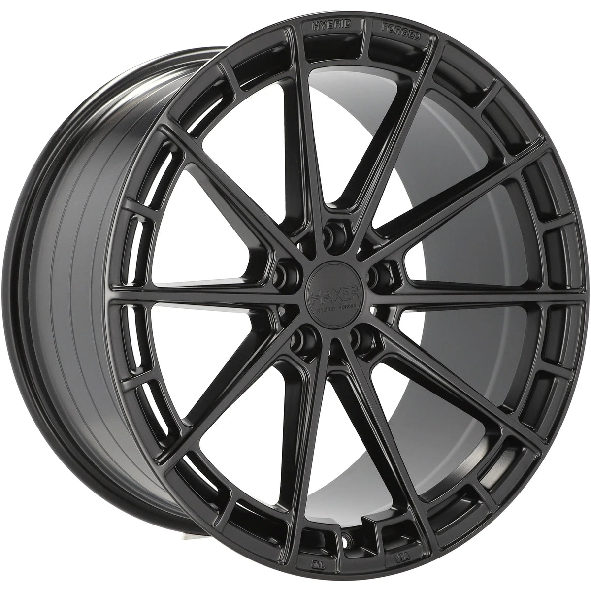 Alu kola pro HAXER HX019F 8x18 5x108 ET42 67.1 Black Half Matt | Wheelsup.cz