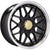 Alu kola HAXER HX025 8x18 5x112 ET30 72.6 Black Half Matt & Polished Lip