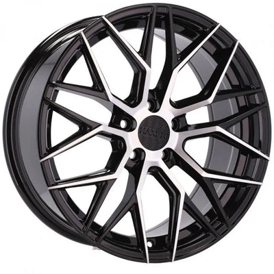 Alu kola HAXER HX035 7.5x17 5x112 ET40 66.6 Black Polished | Wheelsup.cz
