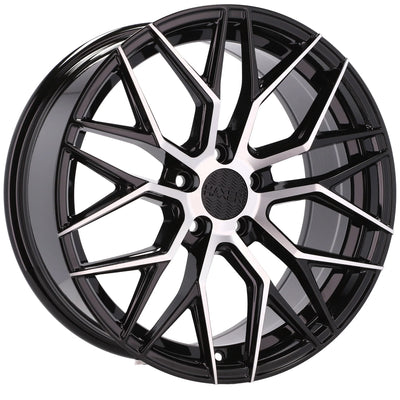 Alu kola HAXER HX035 8x18 5x114.3 ET40 73.1 Black Polished | Wheelsup.cz
