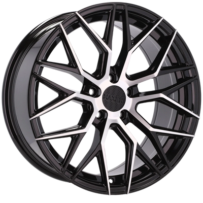 Alu kola HAXER HX035 7.5x17 5x112 ET40 66.6 Black Polished | Wheelsup.cz
