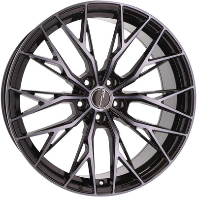 Alu kola HAXER HX042 8.5x20 5x112 ET35 66.6 Black & Tinted Face | Wheelsup.cz
