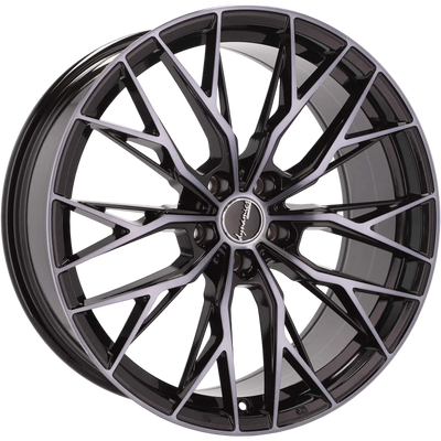 Alu kola HAXER HX042 8.5x20 5x112 ET35 66.6 Black & Tinted Face | Wheelsup.cz